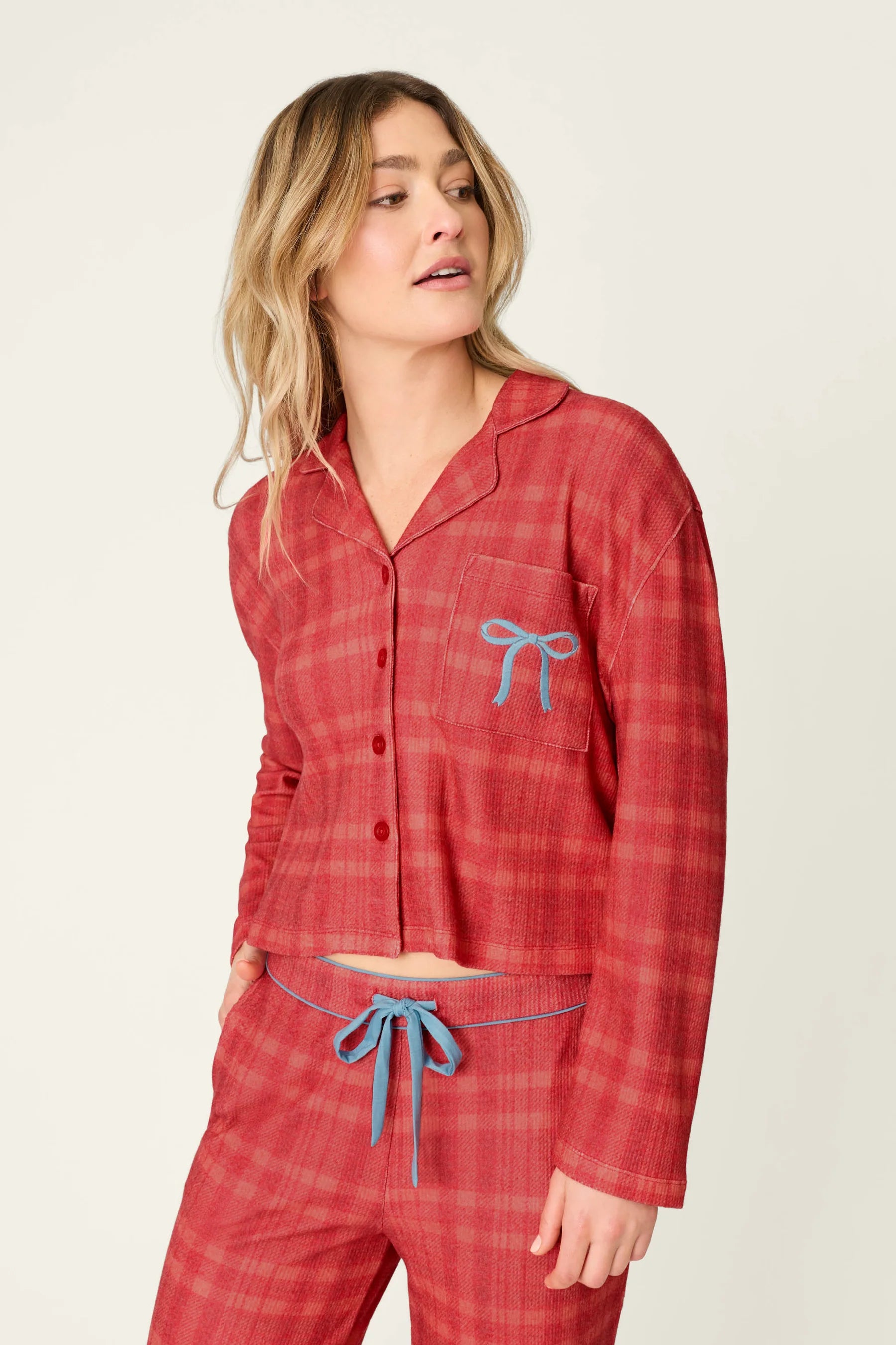 Mad for Plaid Lounge Set