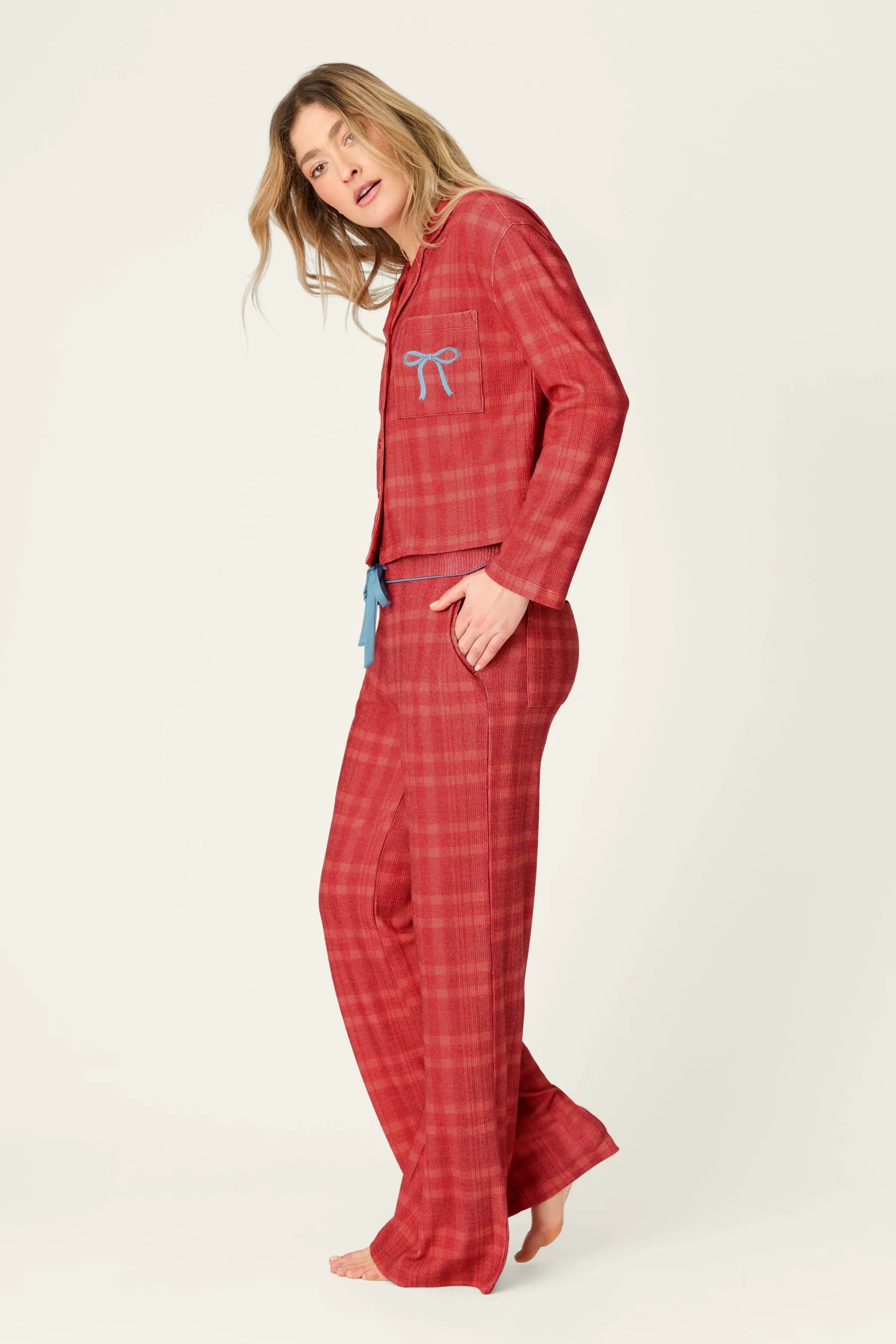 Mad for Plaid Lounge Set