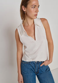 Roberta Collared Tank