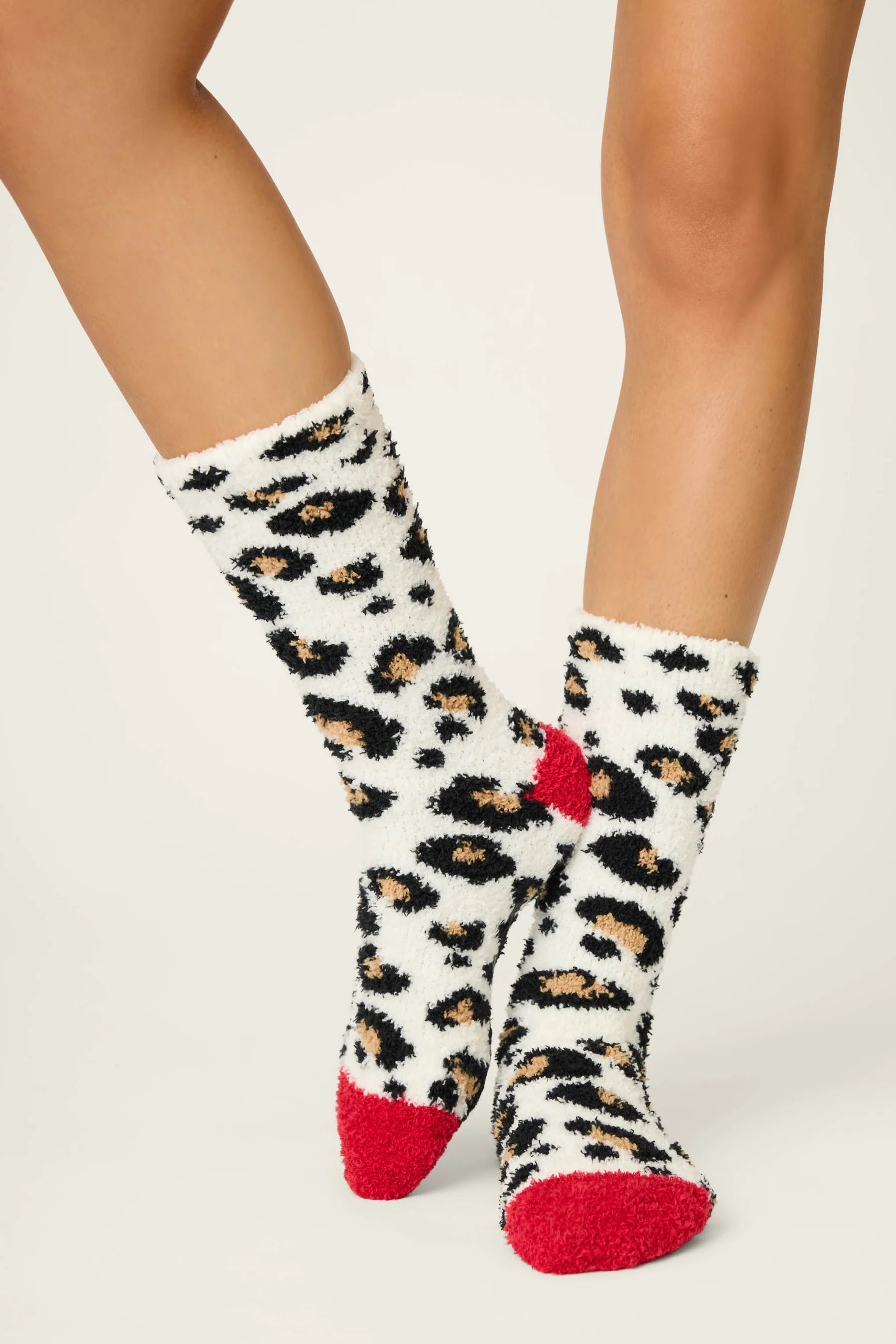 Fuzzy Socks - Leopard