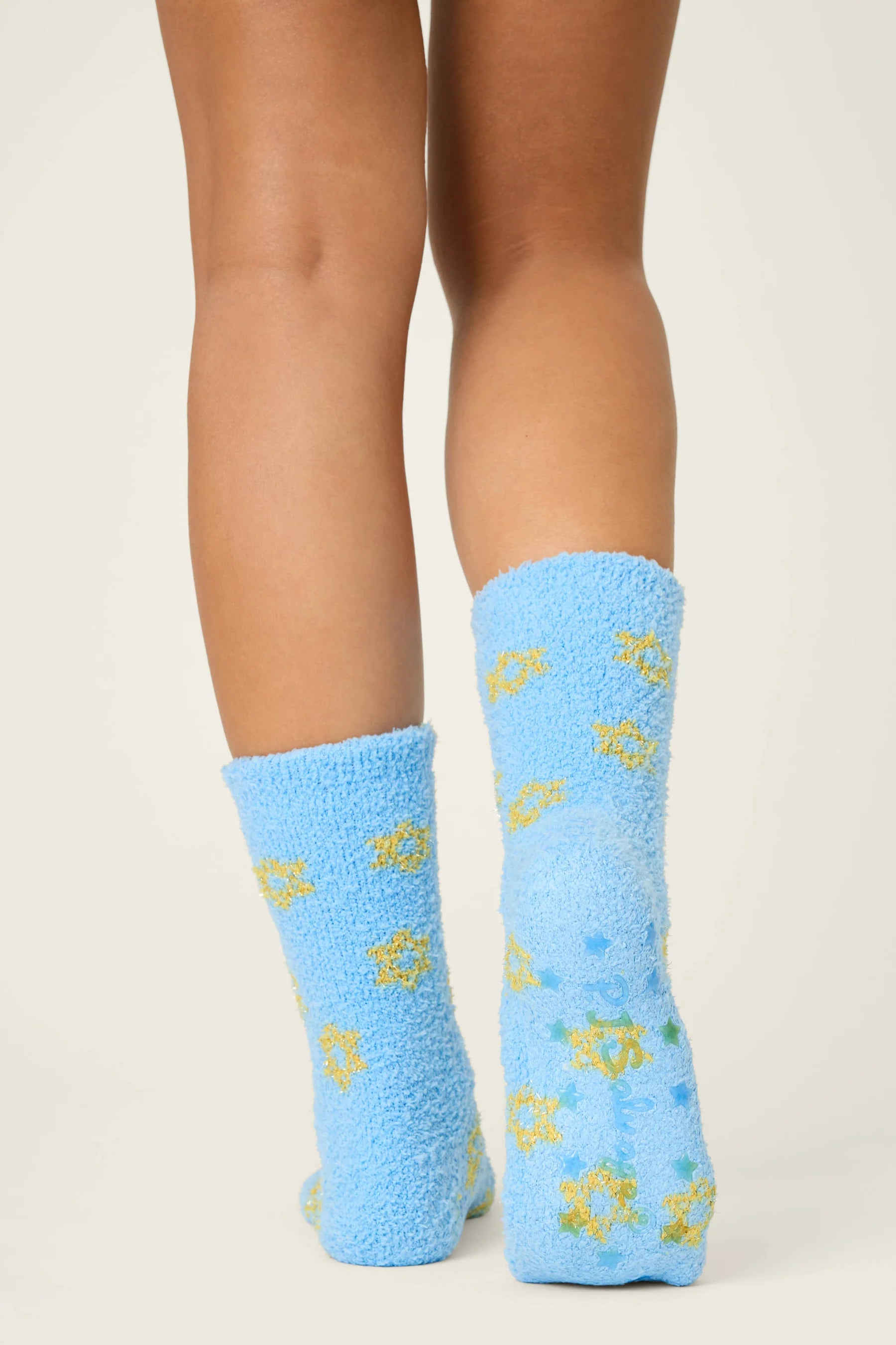 Fuzzy Socks - Star of David