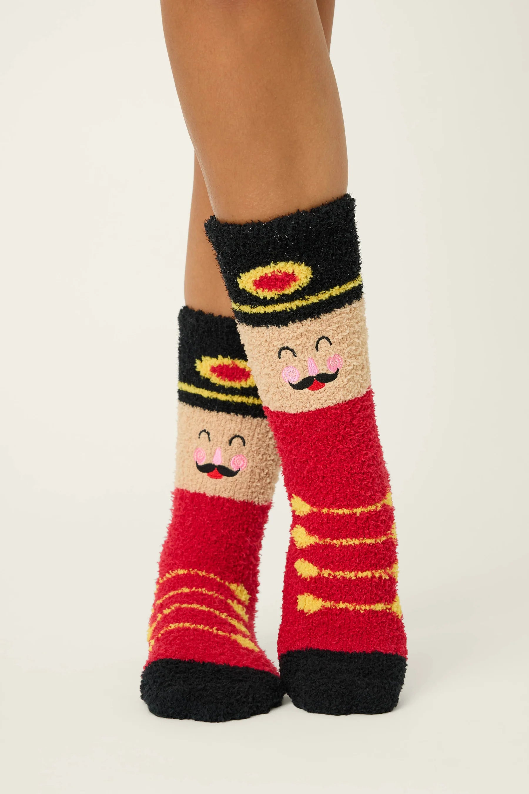 Fuzzy Socks - Nutcracker