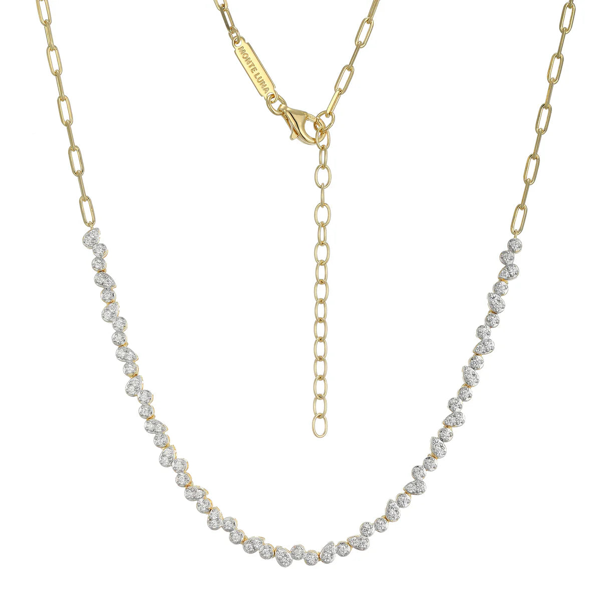 Multi Shape Diamond Necklace