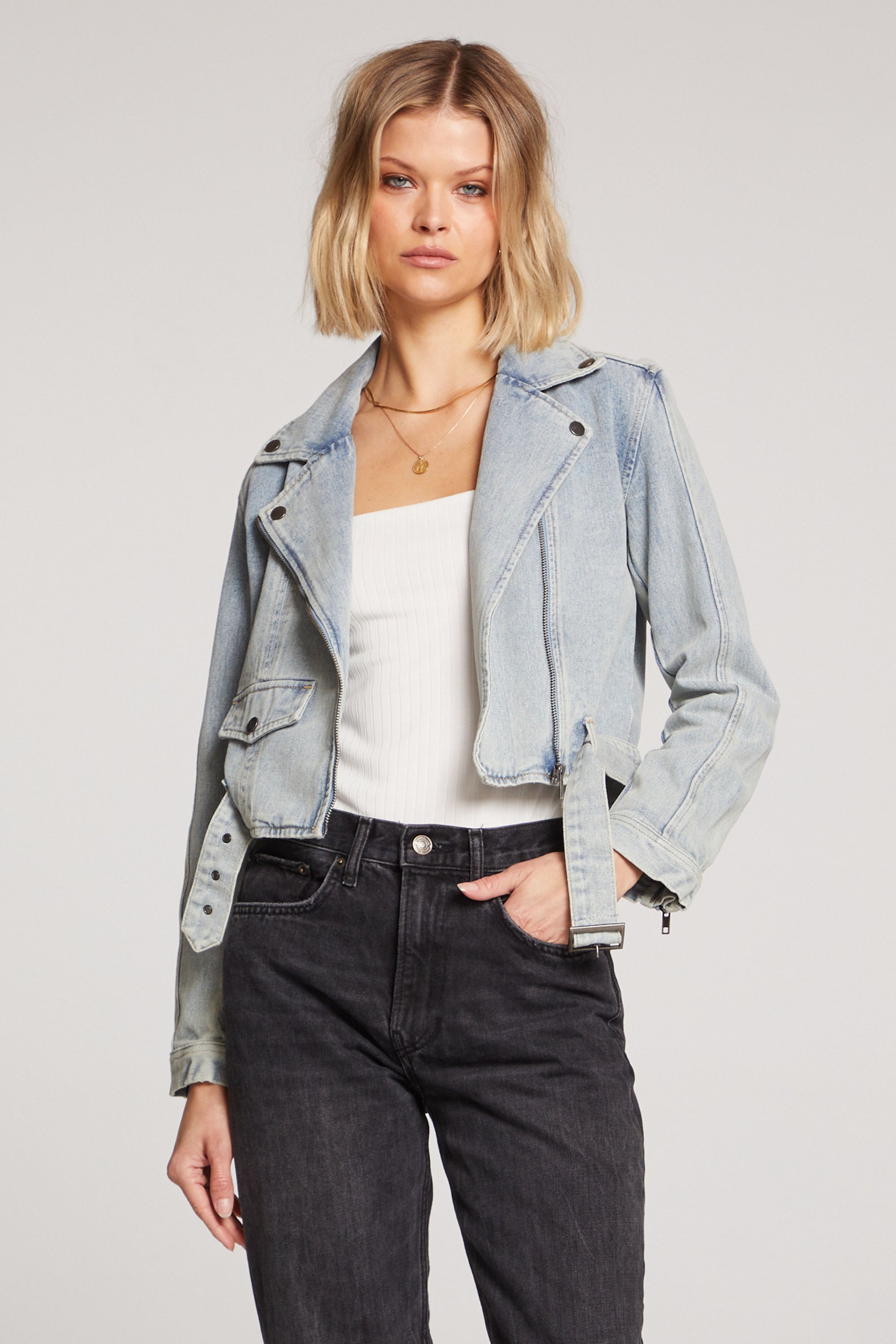 Cropped Denim Jacket