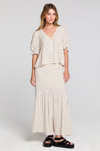 BEVERLEY MIDI SKIRT