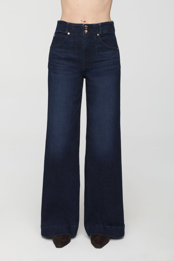 Lana Double Button Wide Leg