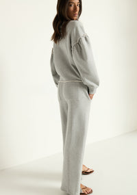 Lincoln Front Slit Knit Pant