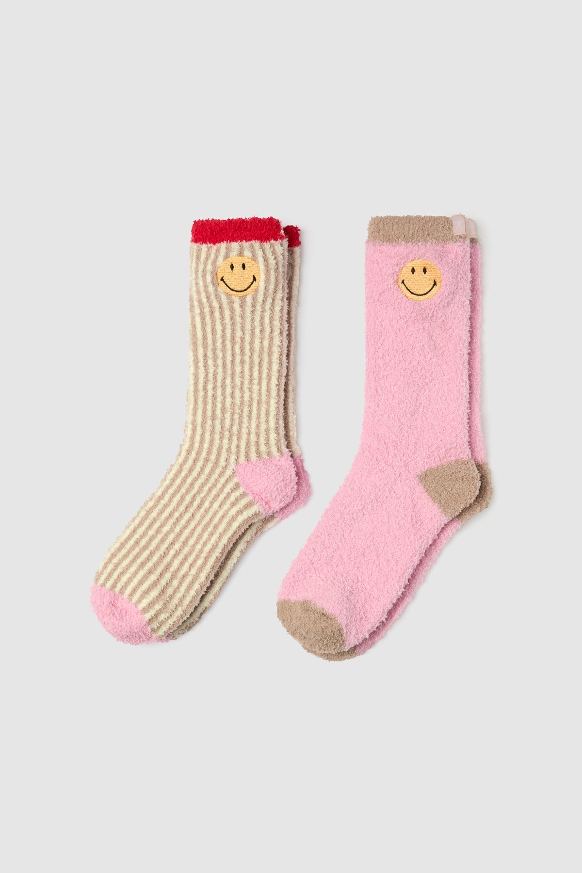 CozyChic® Smiley® Ribbed Sock Set