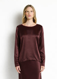 SAMIRA LS SATIN TEE