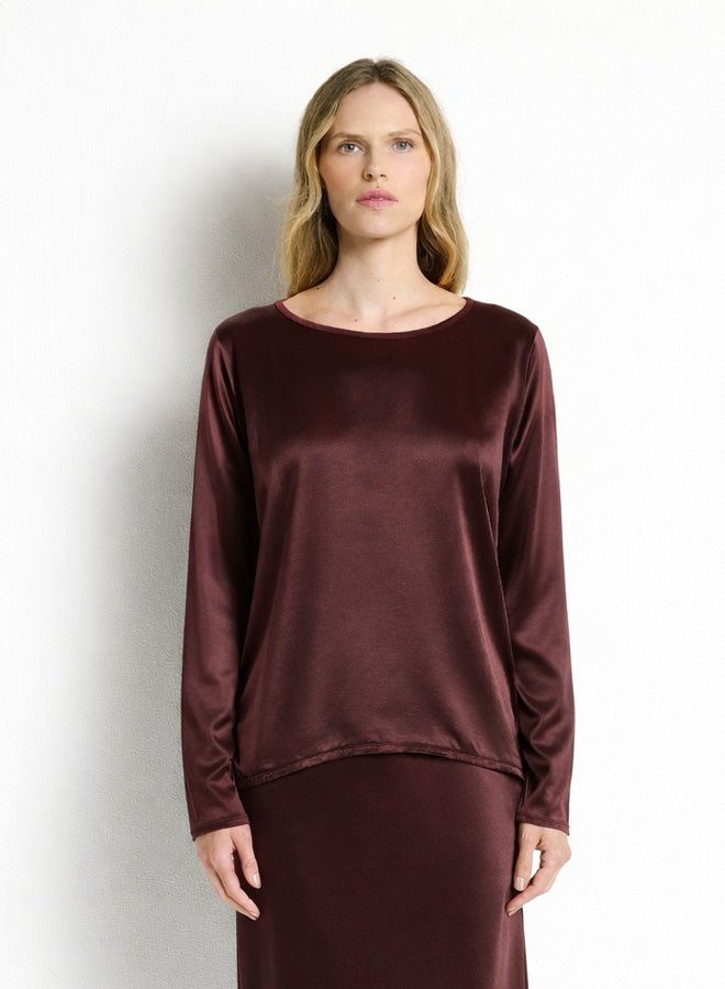 SAMIRA LS SATIN TEE