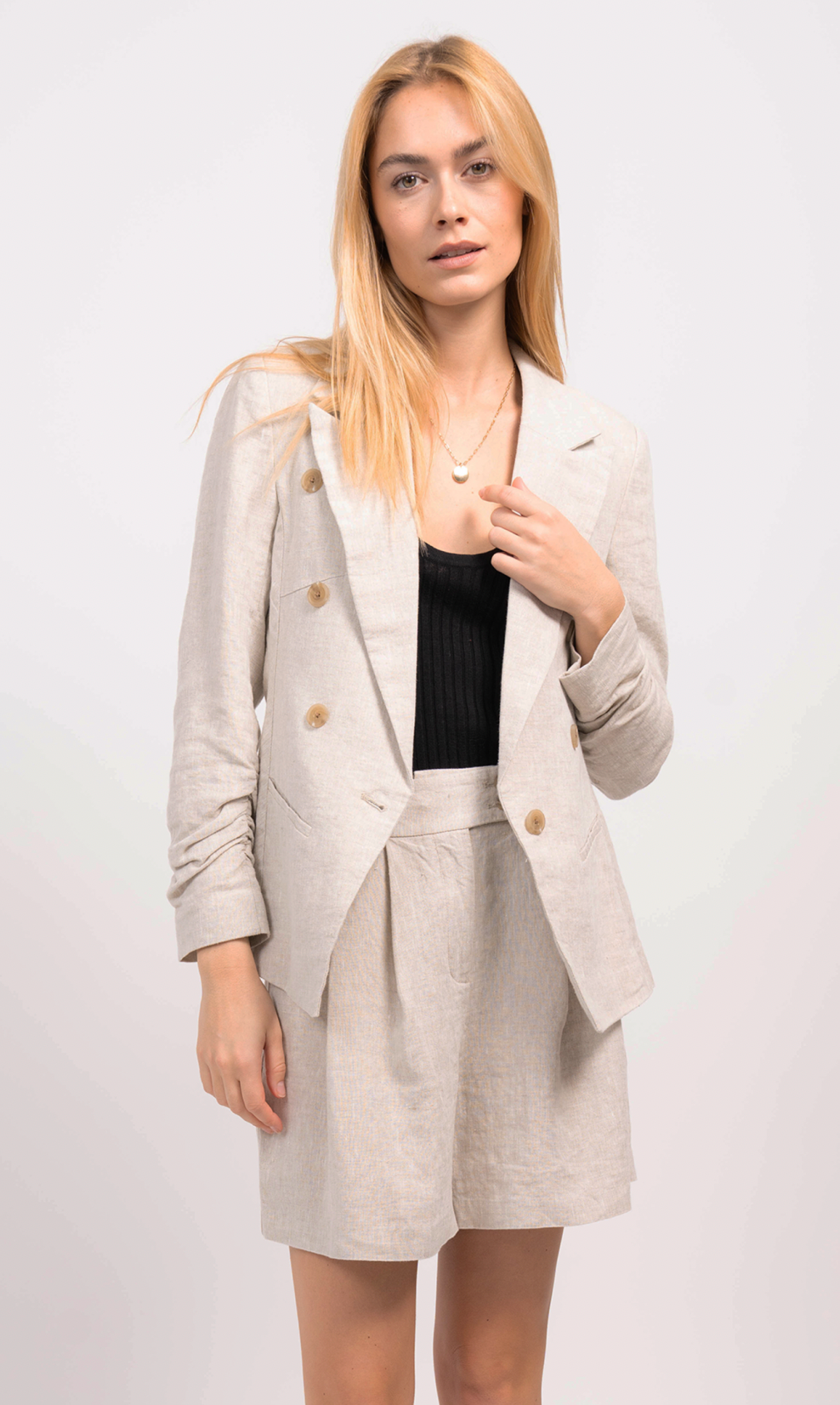 Flax Linen Blazer