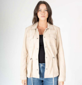 Nubuck Drawstring Jacket