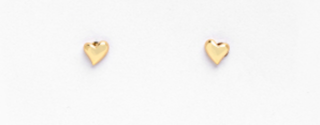 Tiny Heart Studs