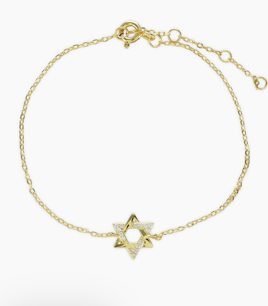 Star of David Dainty Bracelet