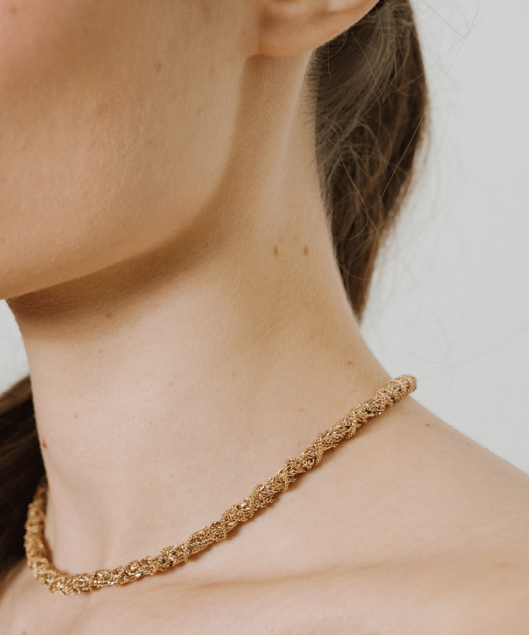 Mira Woven Chain Necklace