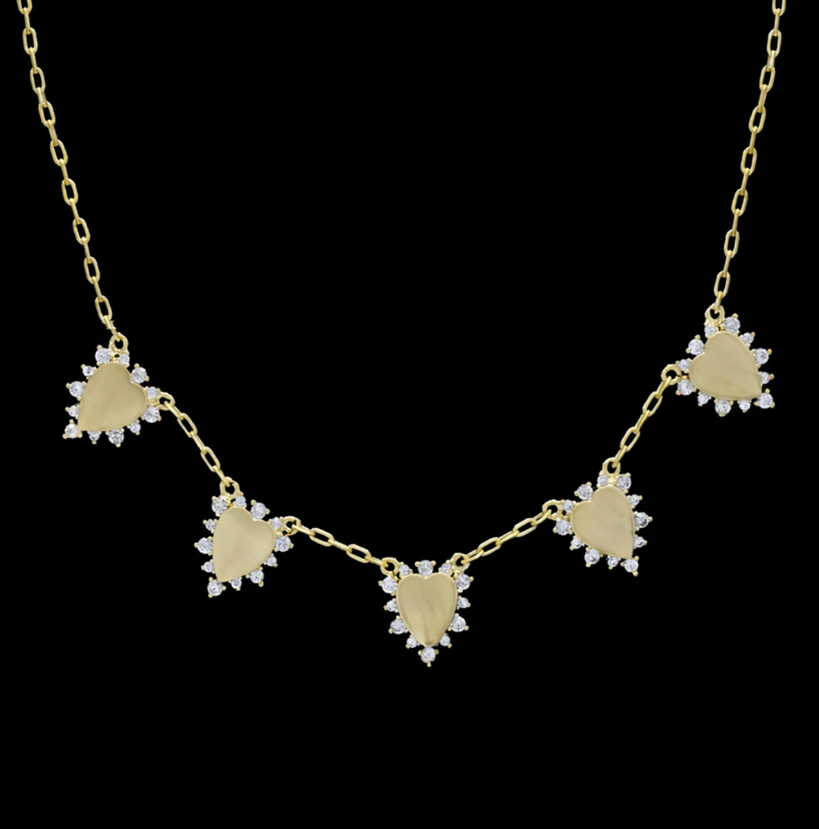 Matte Heart Necklace