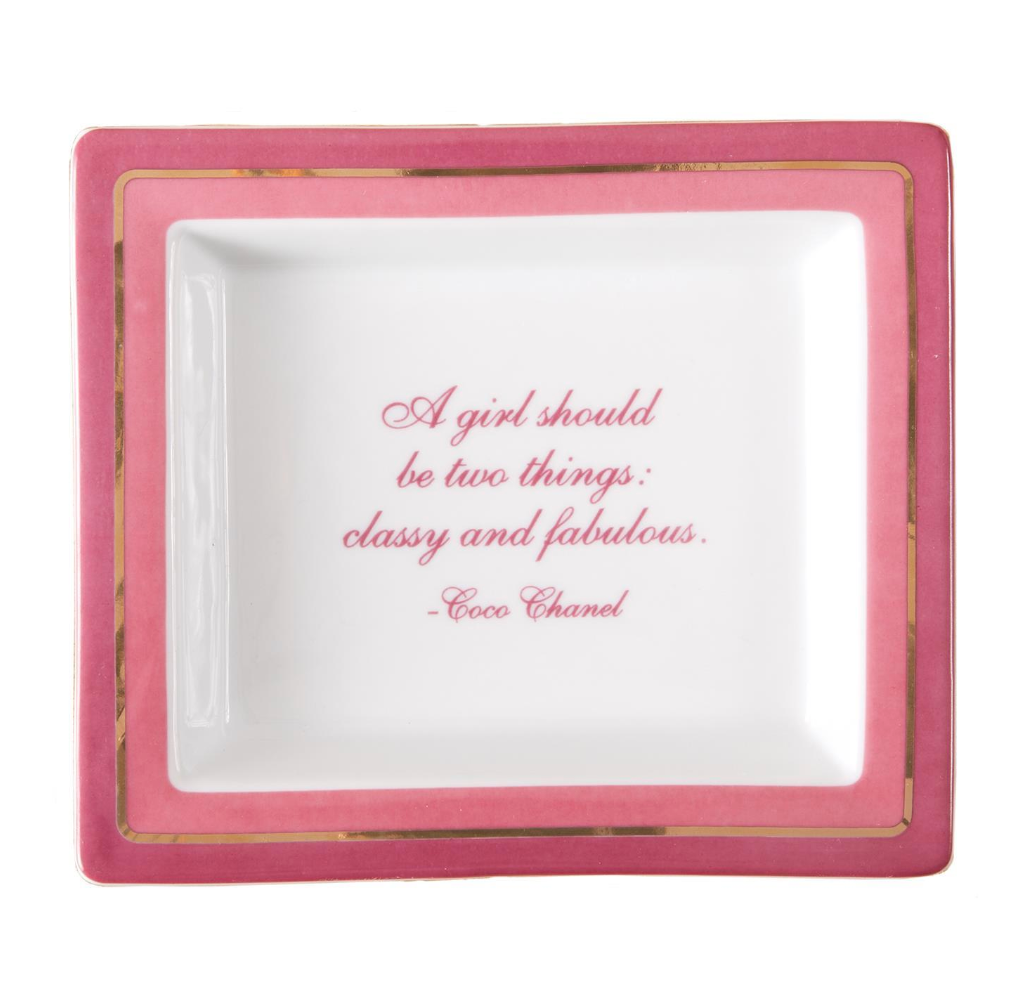 Classy and Fabulous Porcelain Desk Tray