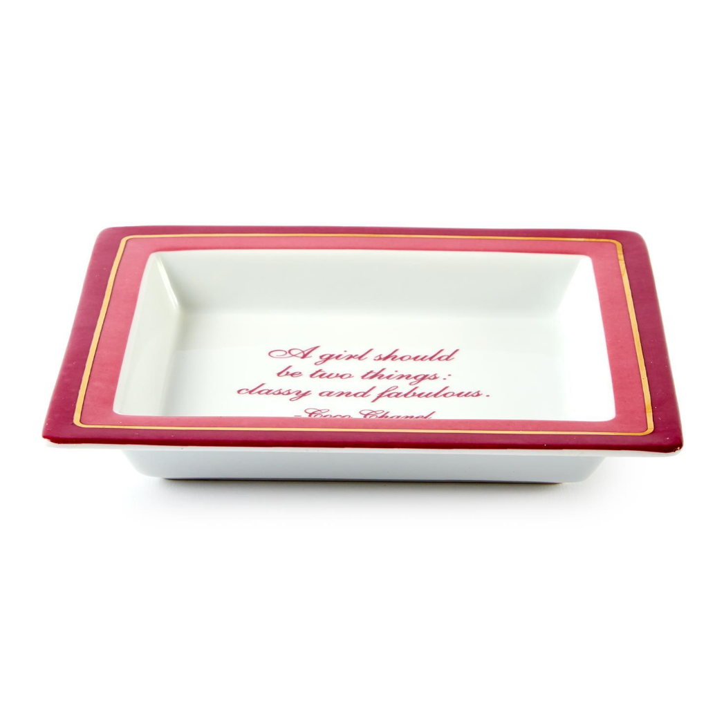 Classy and Fabulous Porcelain Desk Tray