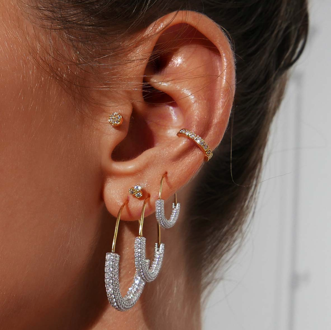 Saz Mini Hoop Earring