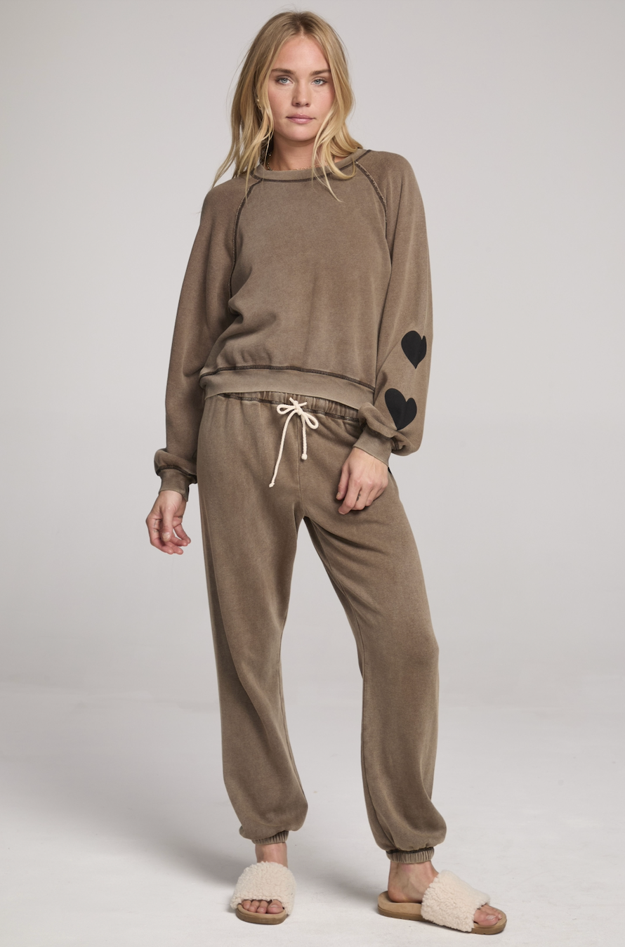 Olive Heart Lounge Set