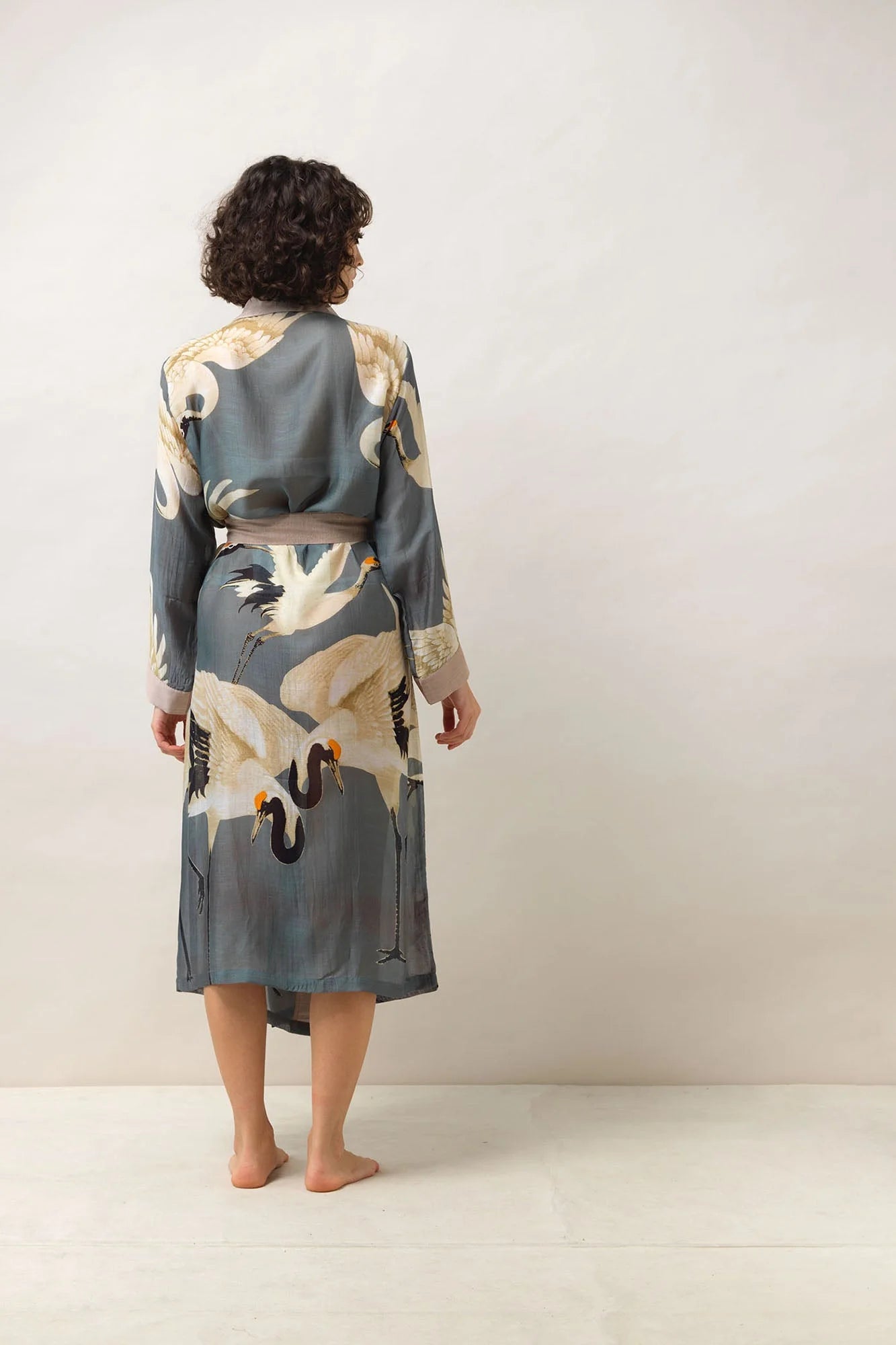 Slate Stork Robe