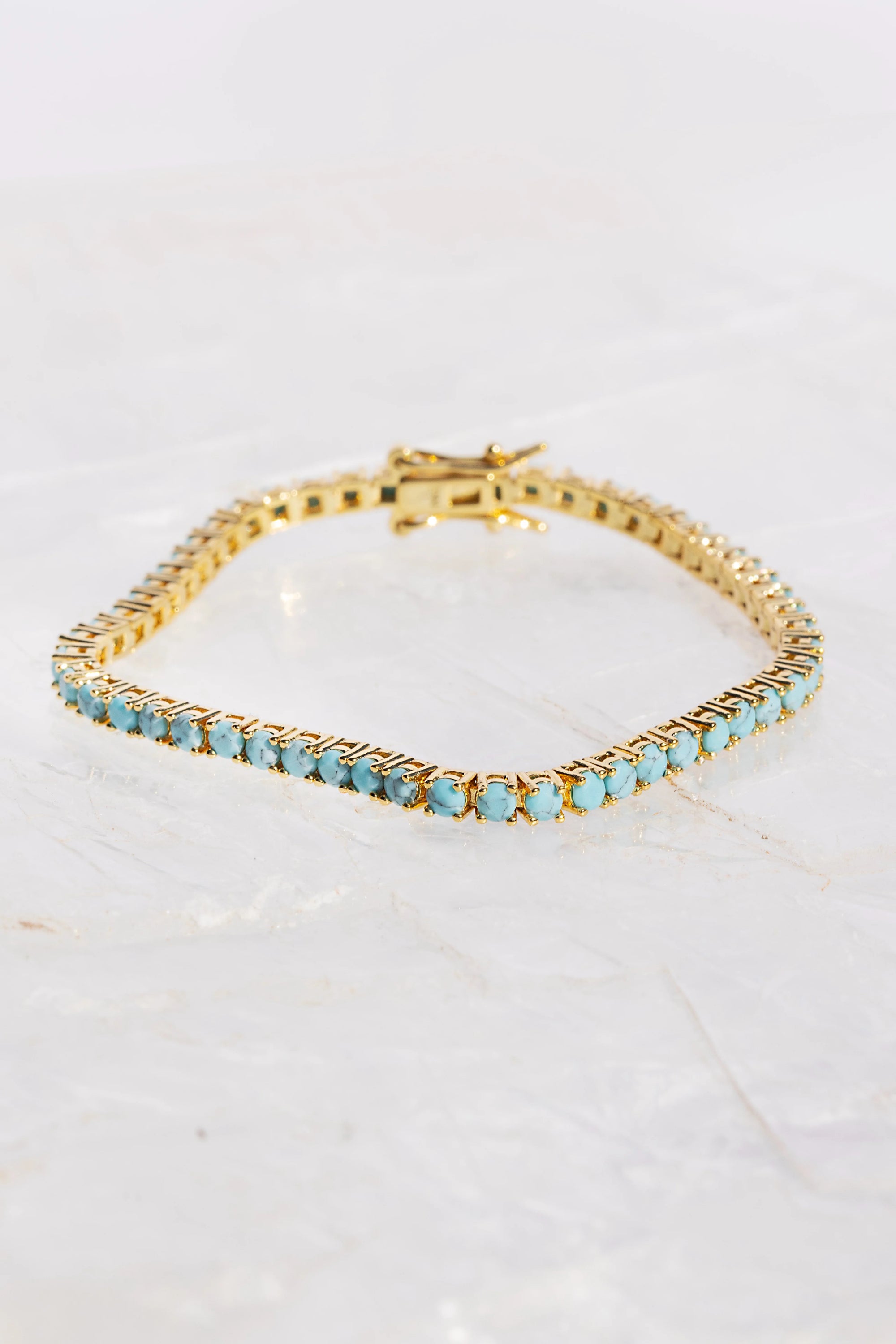 Turquoise Tennis Necklace