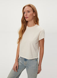 SOLENE BOXY HIGH CREW TEE