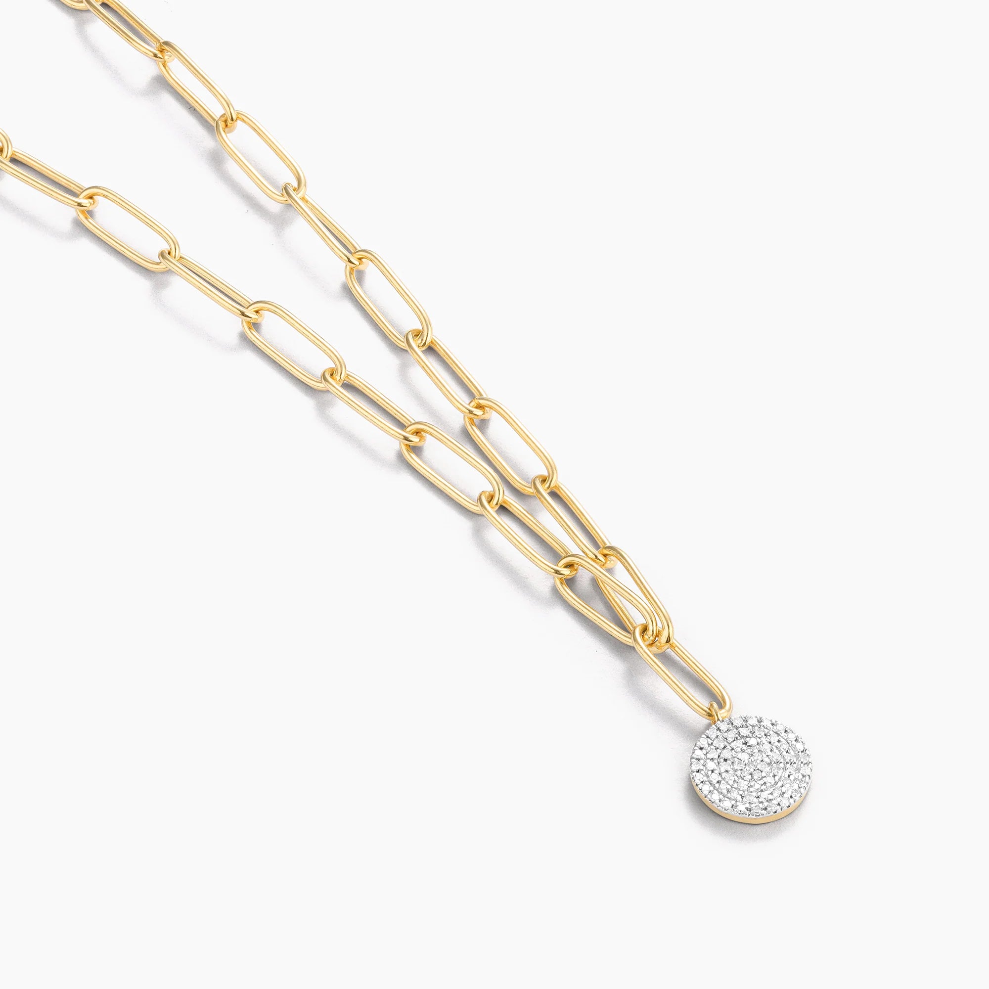 Right Round Diamond Pendant Necklace