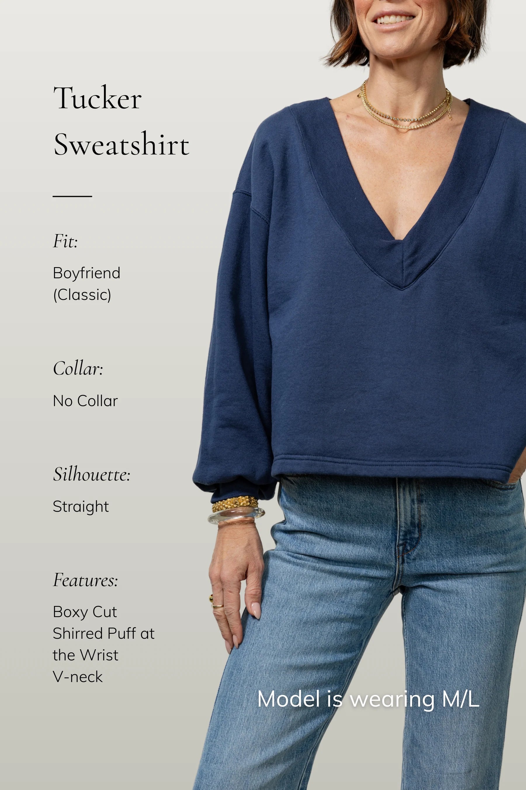 Tucker V Neck Sweater