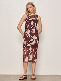 DESIRE MORE MESH CINCH DRESS