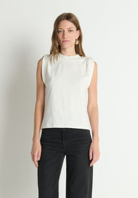 Mikka Buttoned Shoulder Tank