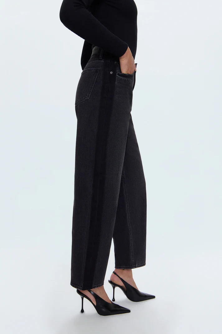 Wes High Rise Side Stripe Jean