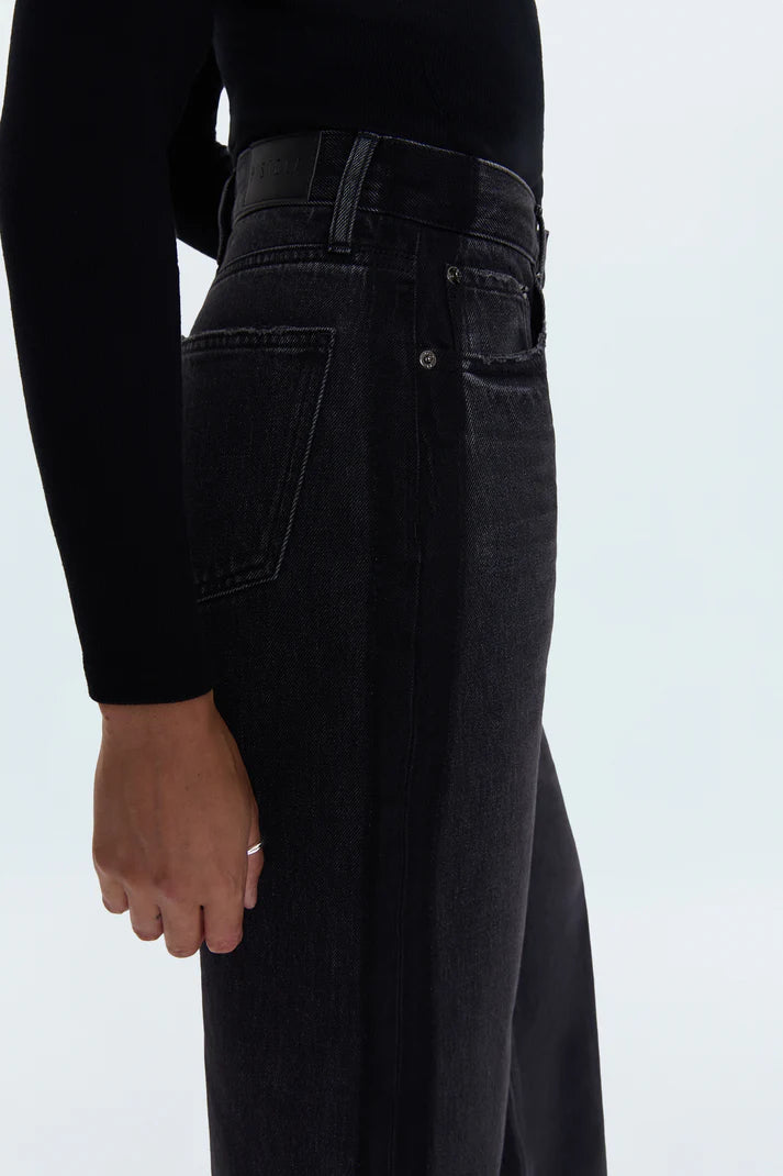 Wes High Rise Side Stripe Jean