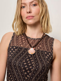 DESIRE MORE MESH CINCH DRESS