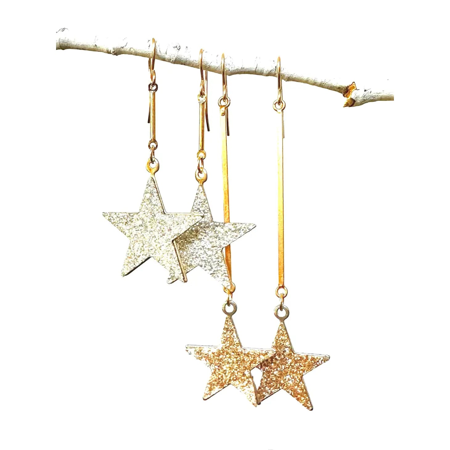 Star Drop Earrings