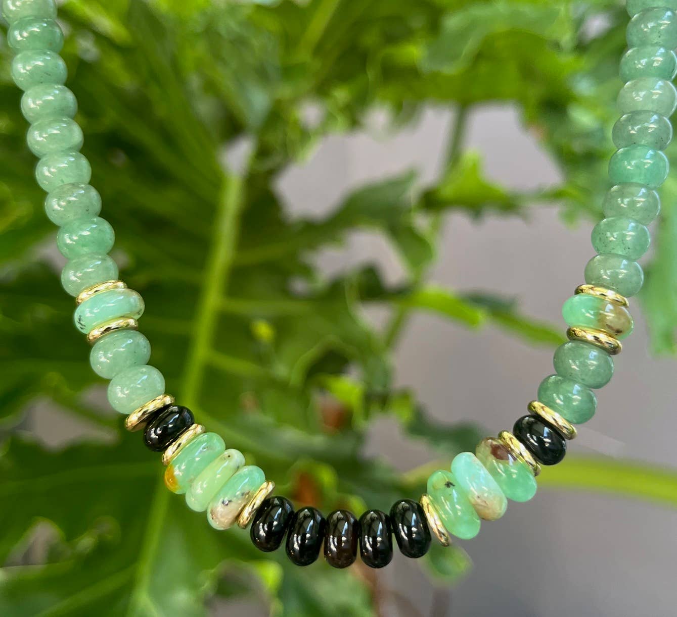 Green Luxe Gemstone Necklace