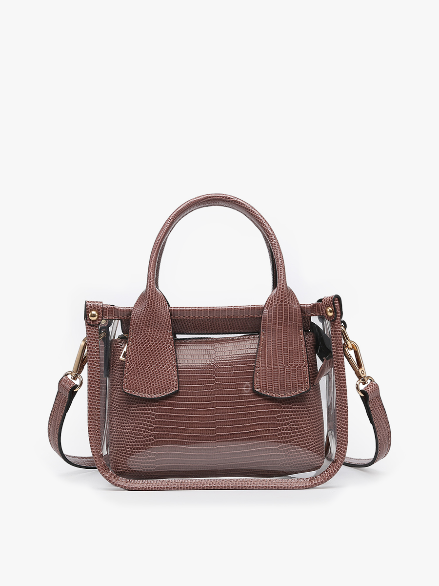 Stacey Clear Satchel Bag