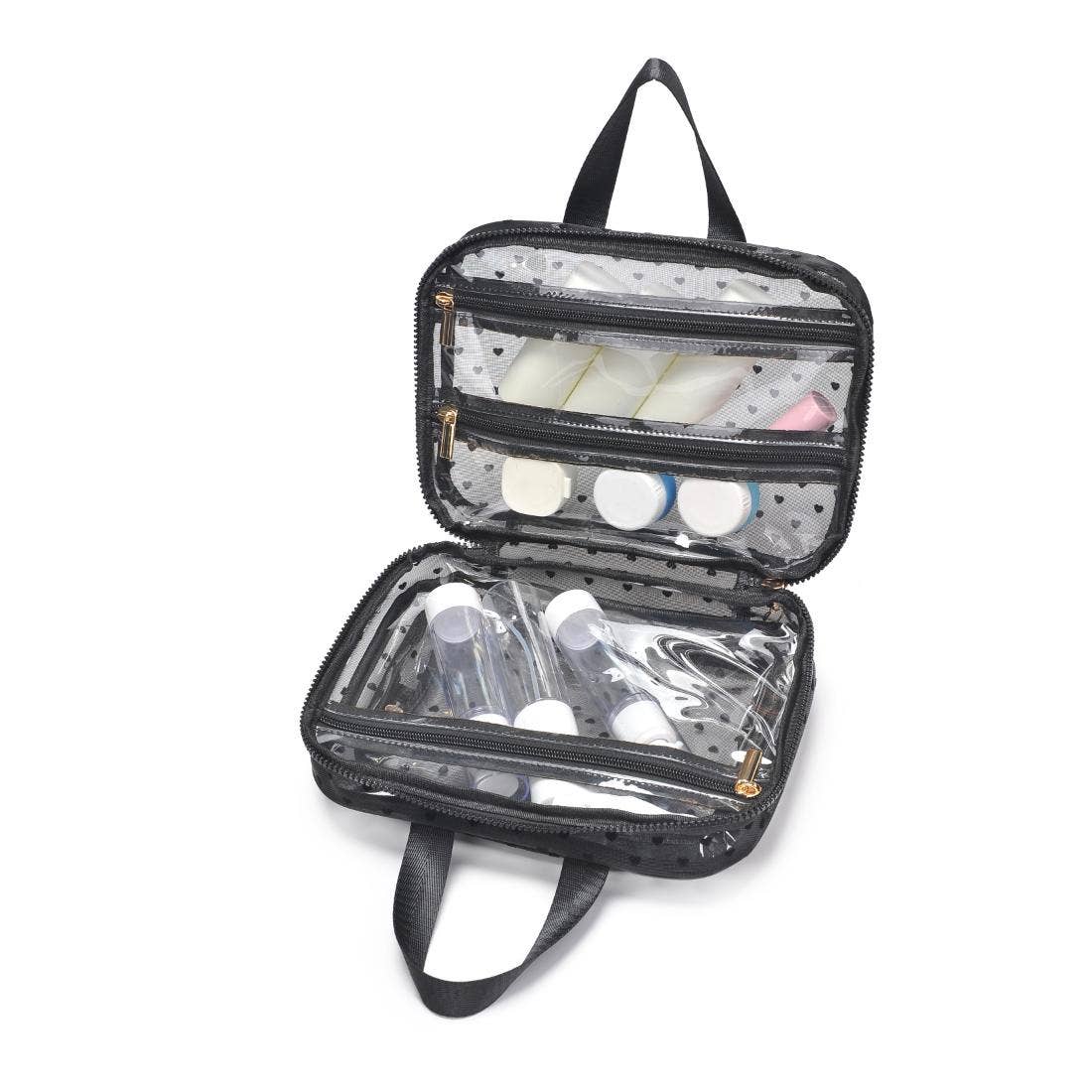 Flocked Hearts Travel Organizer