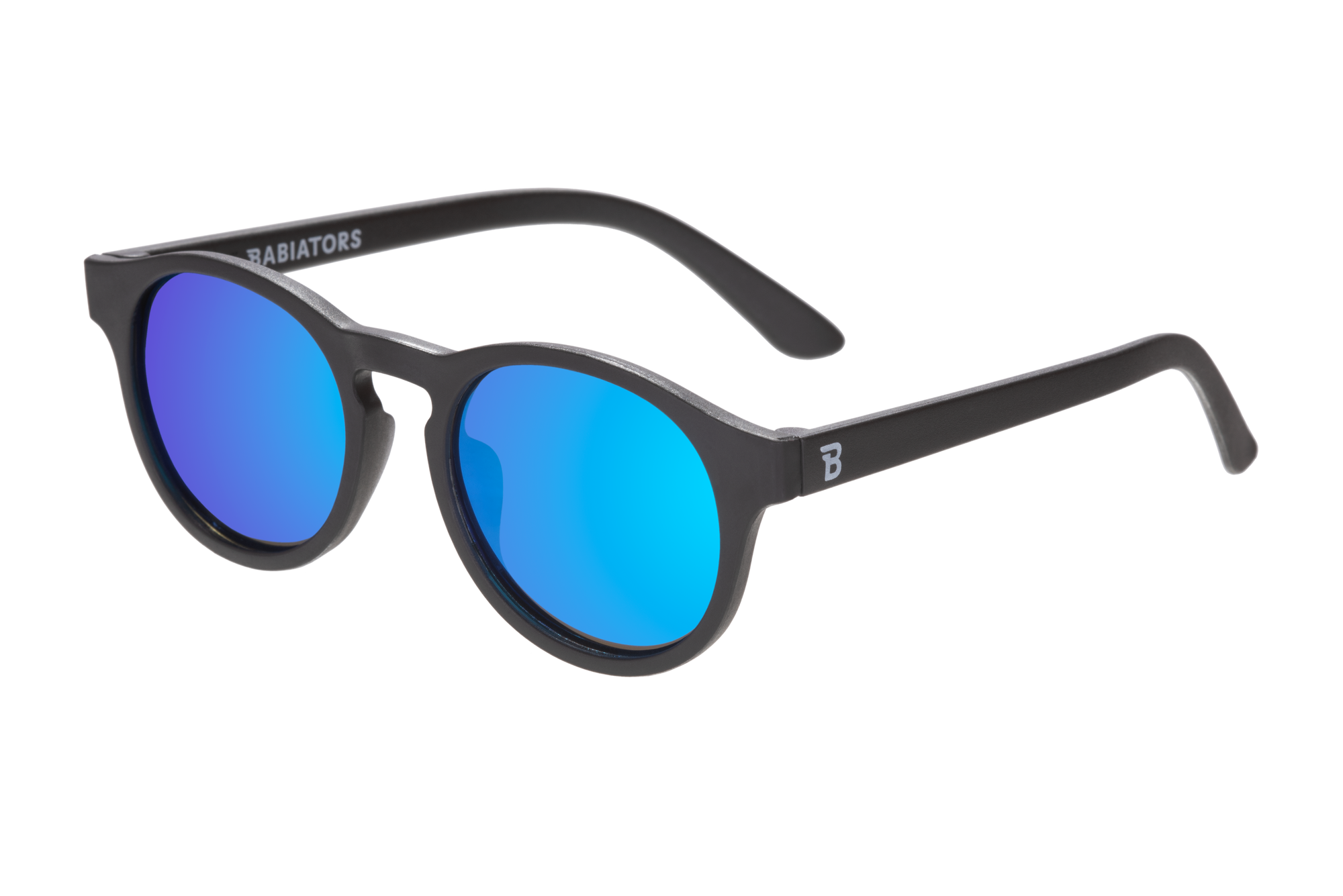 Baby & Kids Polarized Sunglasses - Jet Black w/ Cobalt Blue Lens