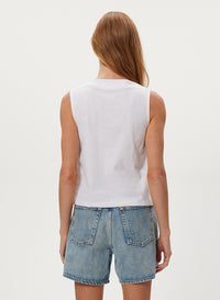 AMIRA ASYM PLEATED TOP
