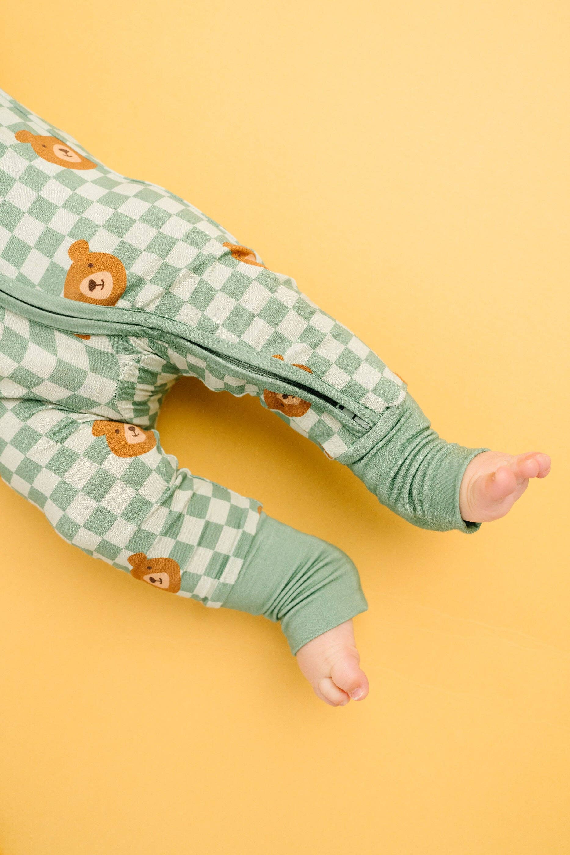 Baby Bamboo Sleeper - Teddy Bear