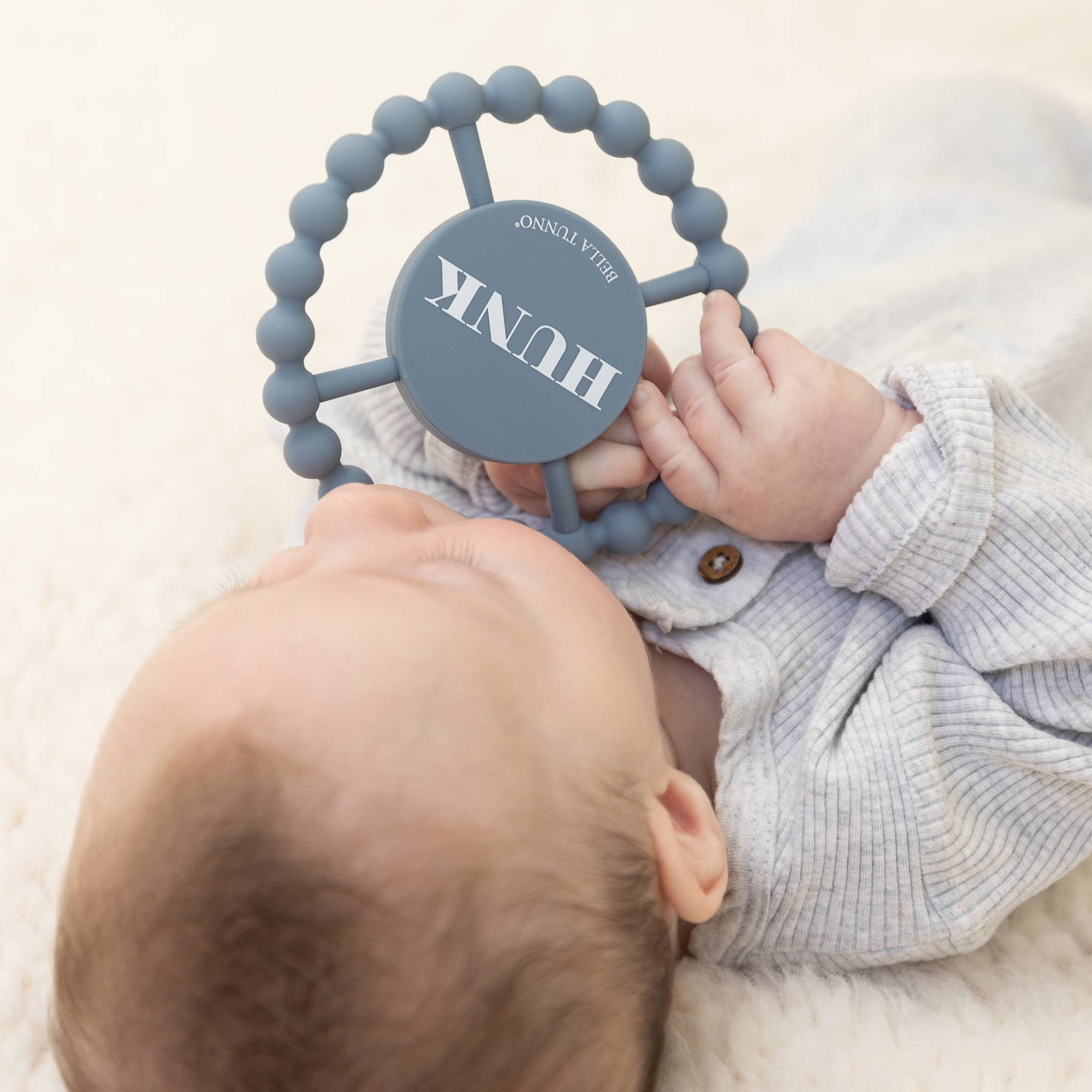 Hunk Blue Happy Teether