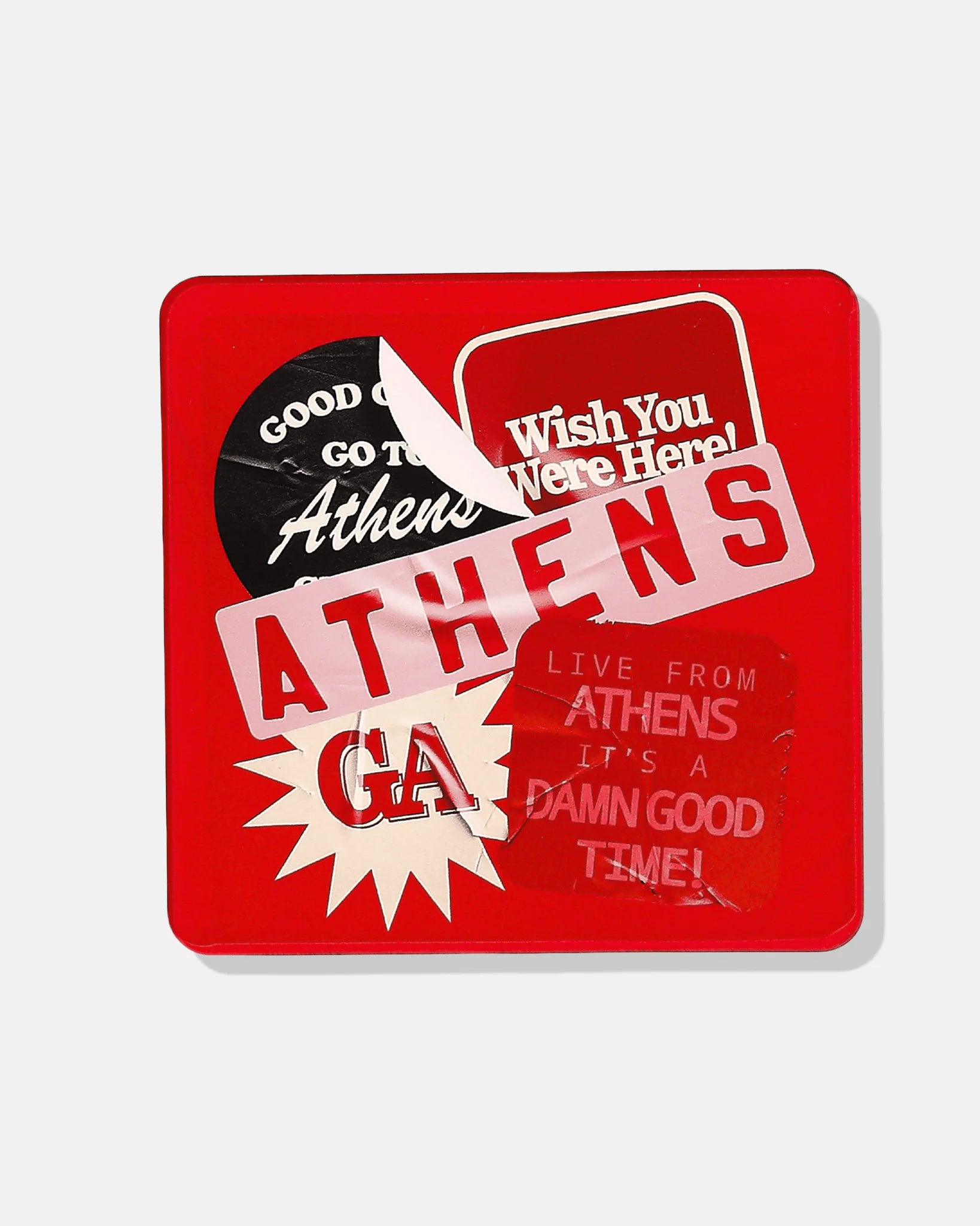 Athens Acrylic Coasters (Set of 2)