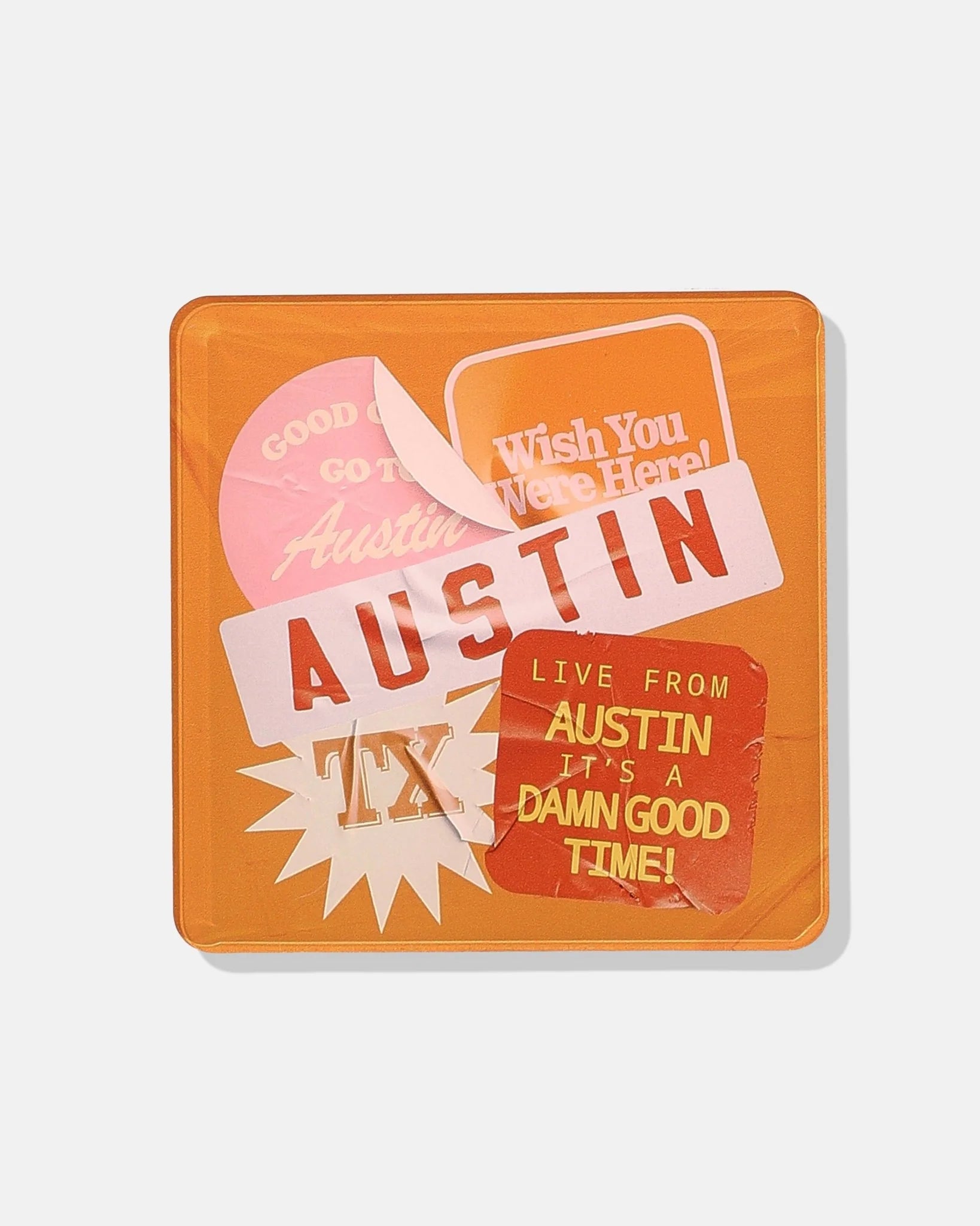 Austin Acrylic Coasters (Set of 2)