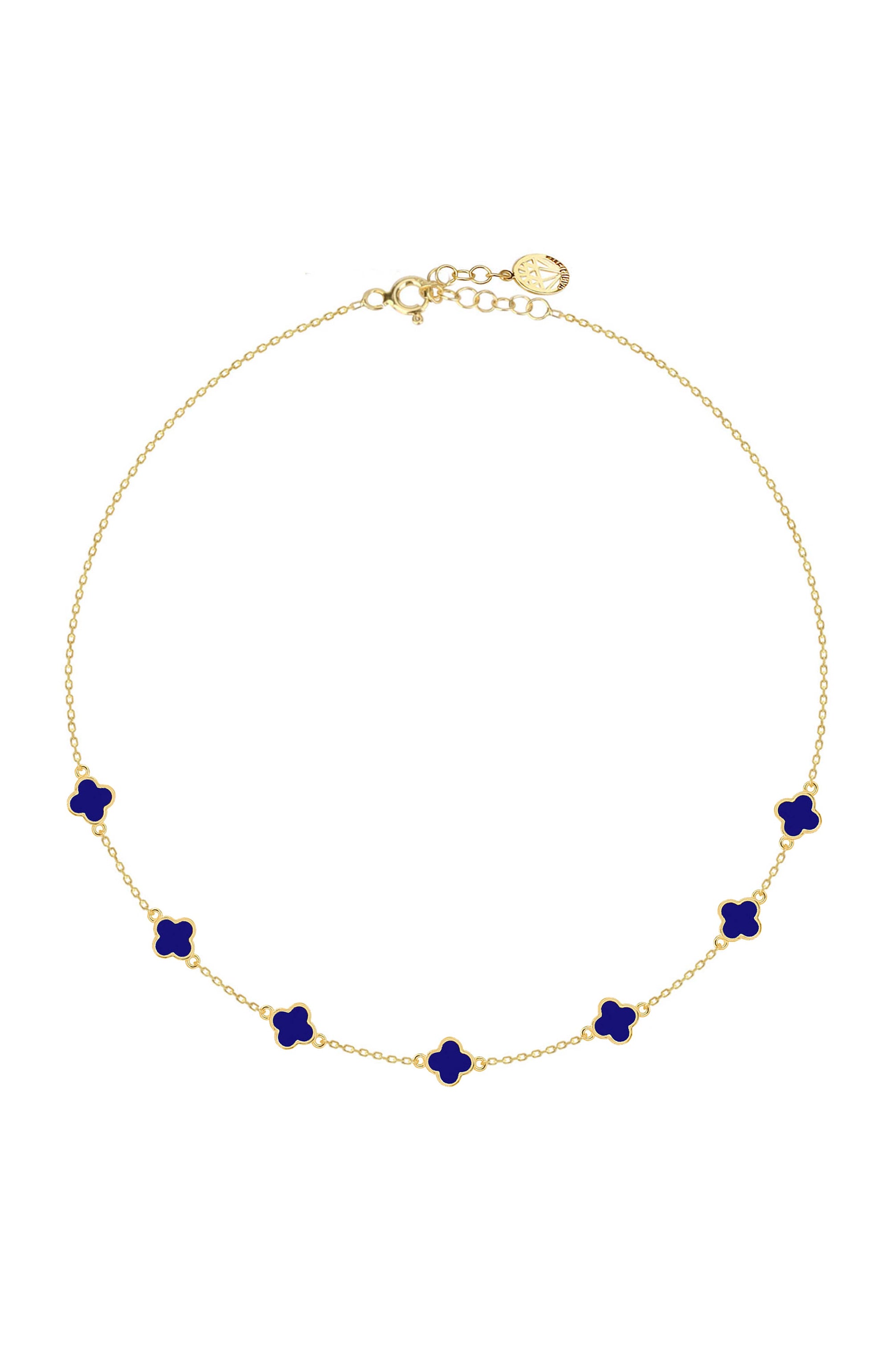 Clover Enamel Necklace