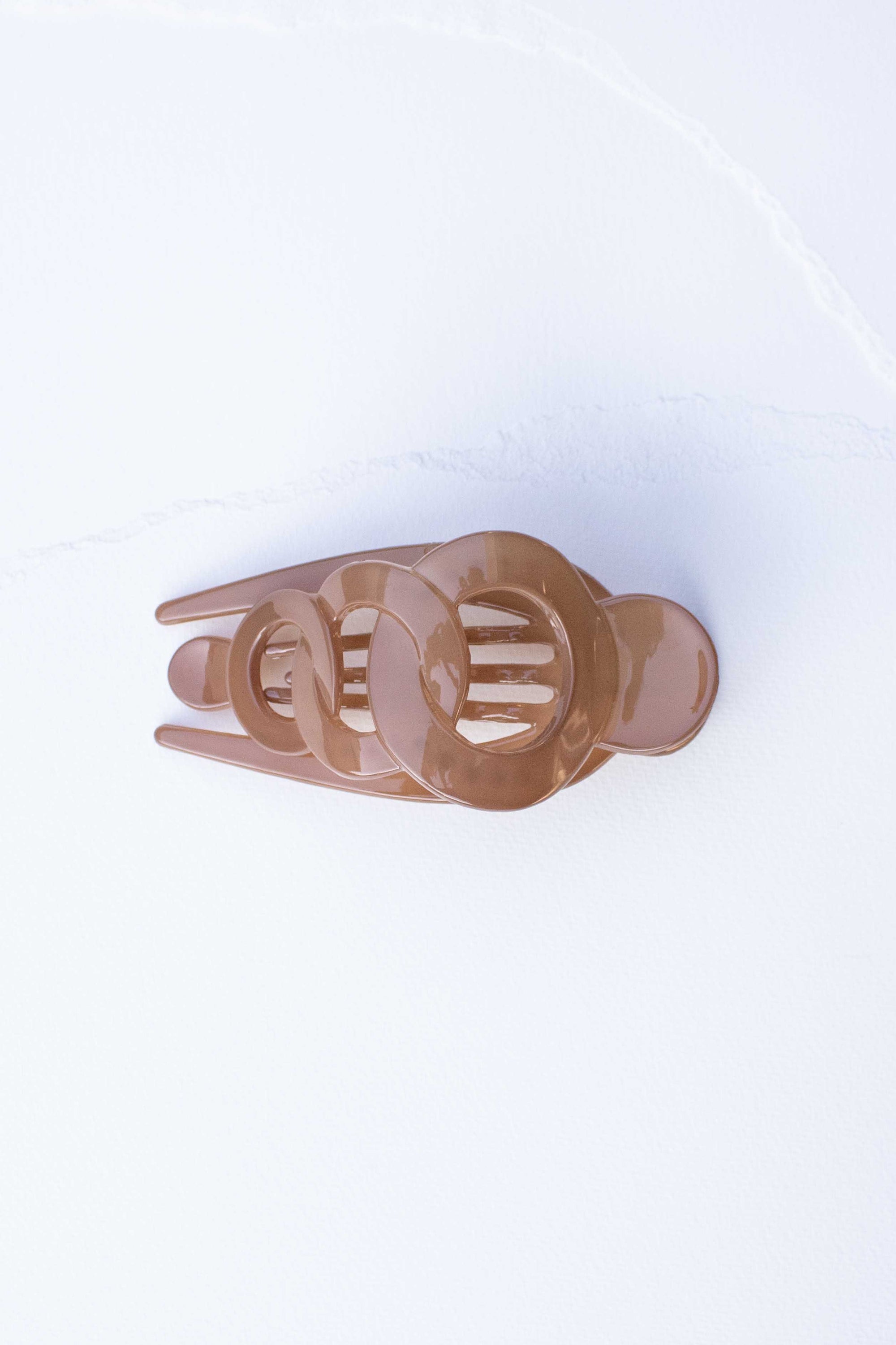 Glossy Geometric Hair Claw Clip