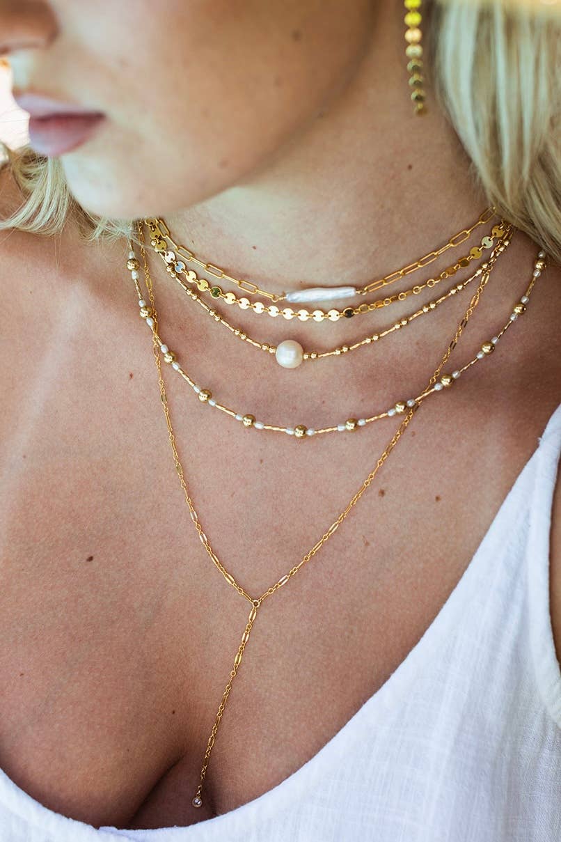 Star Lariat Necklace 