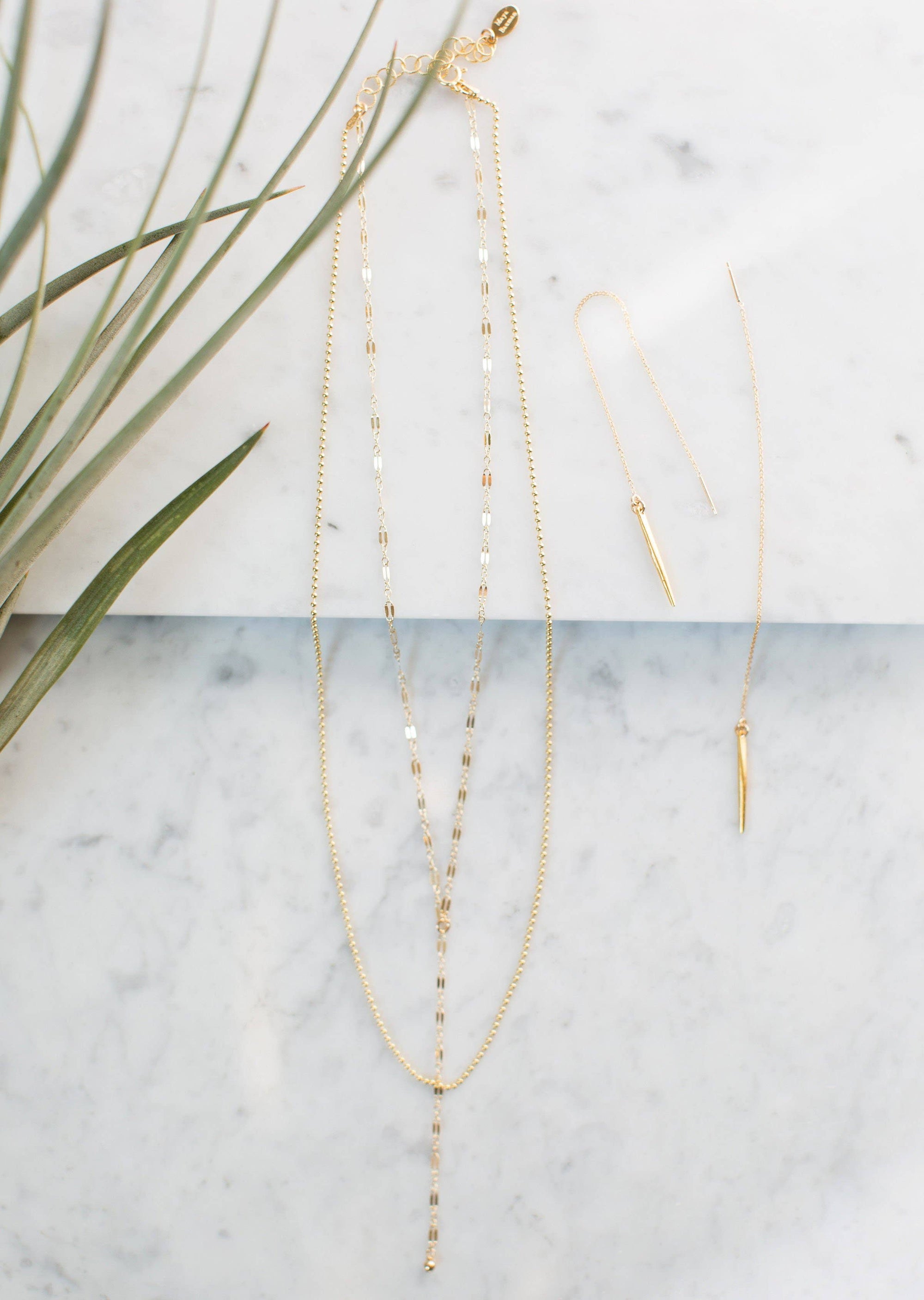 Spike Threader Earring