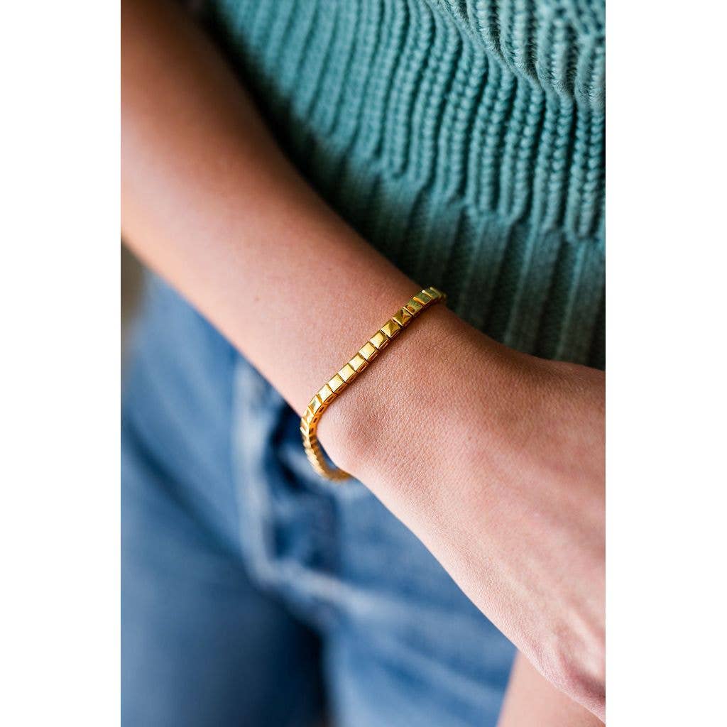 Francis 18K Square Bracelet