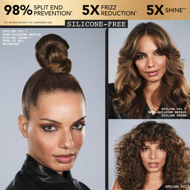 Styling Oil Lightweight Hair Oil with Heat Protectant